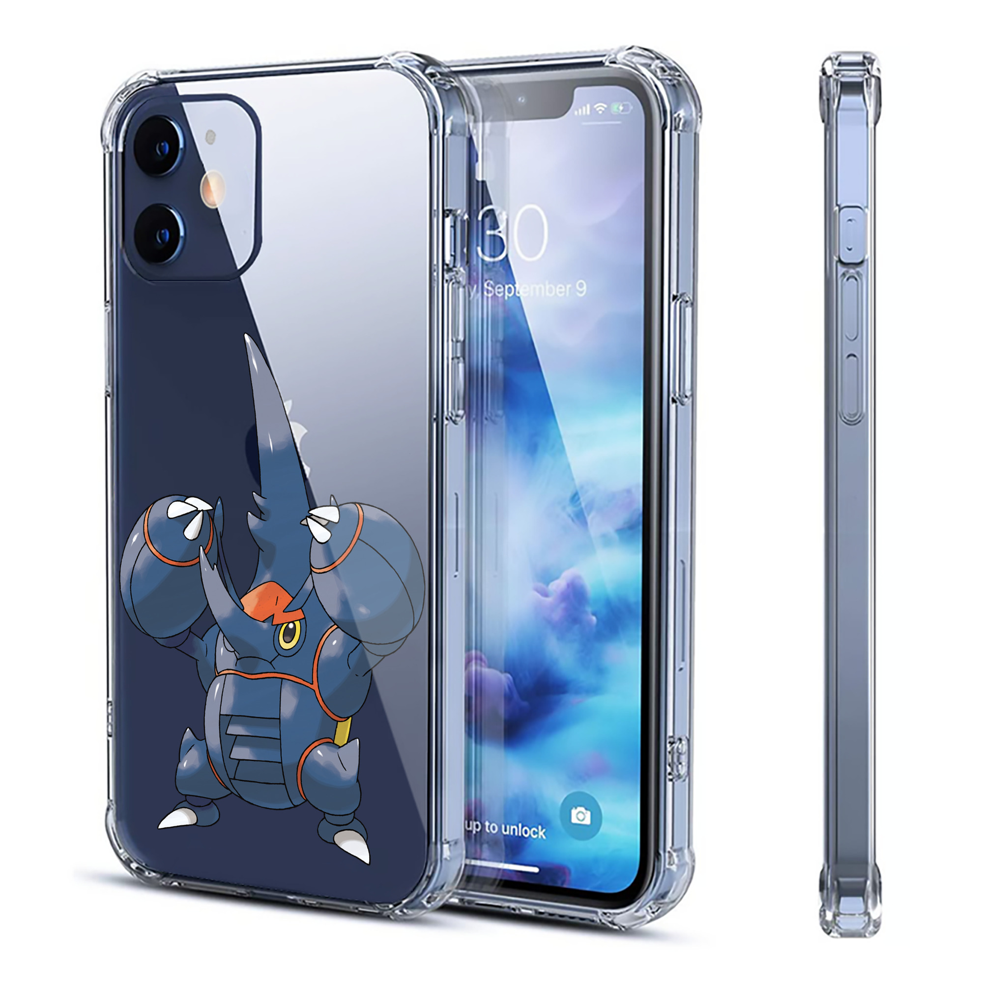 （画像用） ポケットモンスター Pokémon 【iPhone 12シリーズ対応】透明スマホケース（クリアソフトケース）